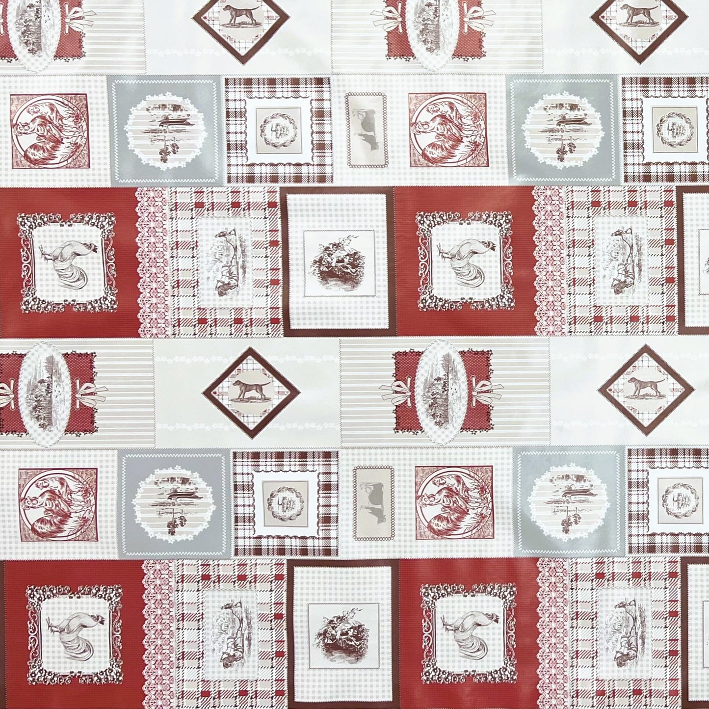 Wachstuch Rolle SONDERPOSTEN Hühner Landhaus B3892-01 Rollenware