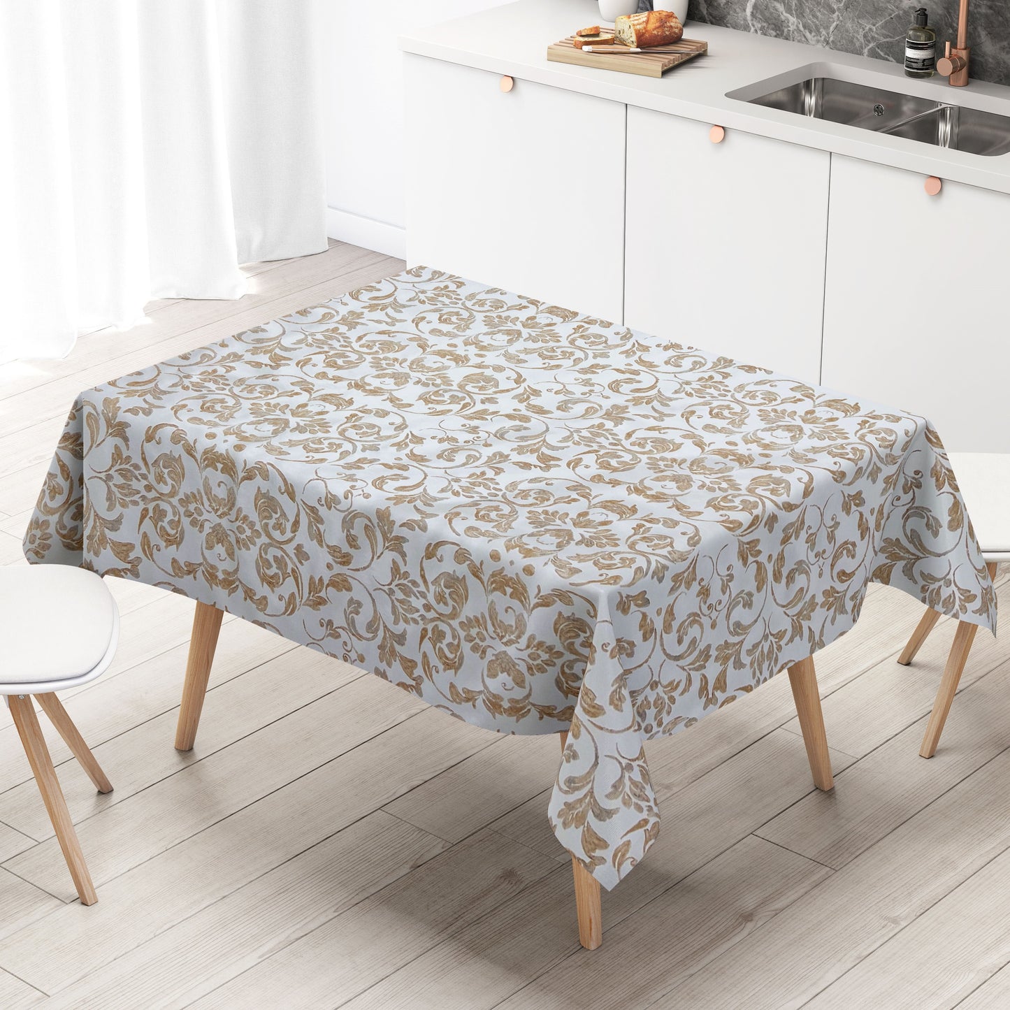Oilcloth roll SPECIAL ITEM Baroque floral B4014-02 Roll goods