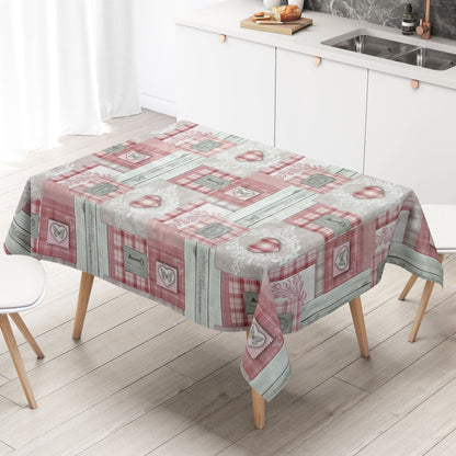 Oilcloth roll SPECIAL ITEM Hearts Country House B4019-01 Roll goods