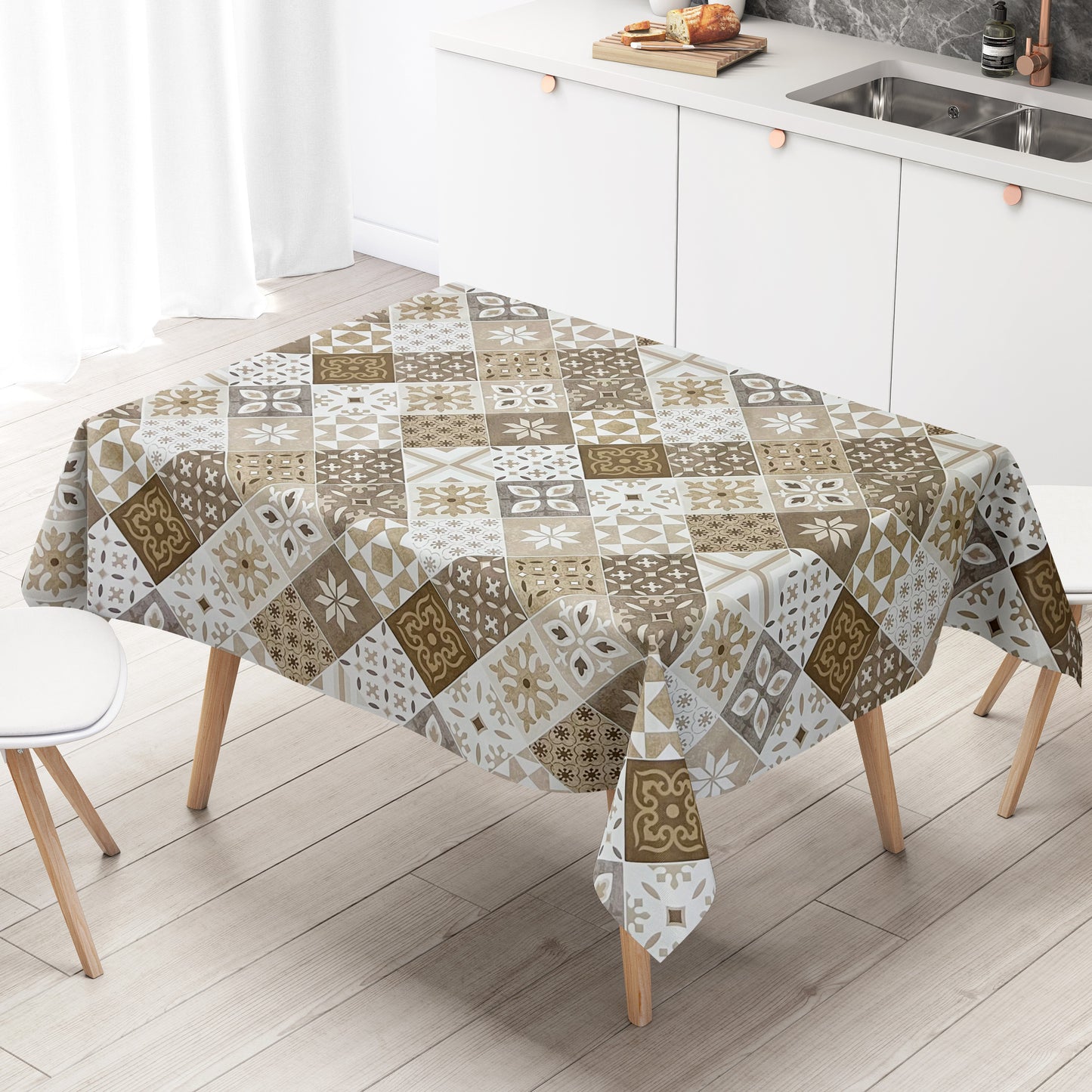 Wachstuch Tischdecke Mosaik Übergröße