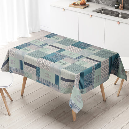 Wachstuch Tischdecke maritim 