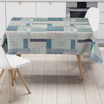 Wachstuch Tischdecke maritim 