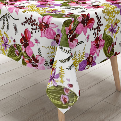 Wachstuch Tischdecke Orchideen