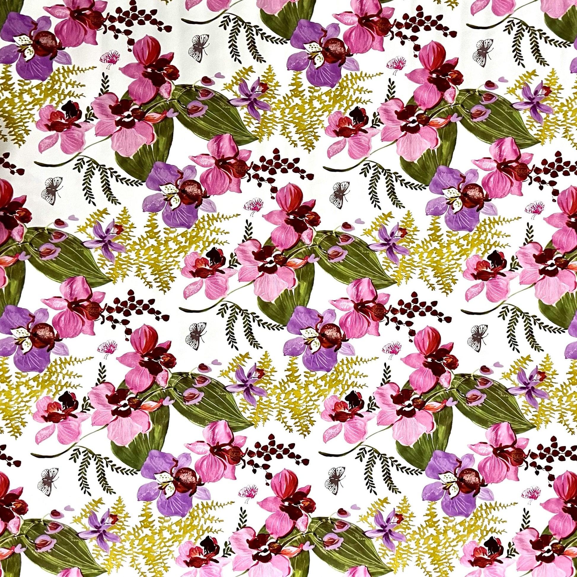 Wachstuch Tischdecke Orchideen