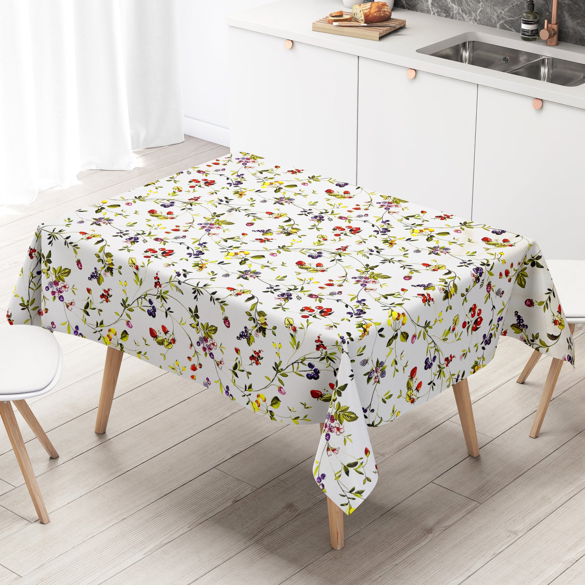 Wachstuchtischdecke Waldbeeren