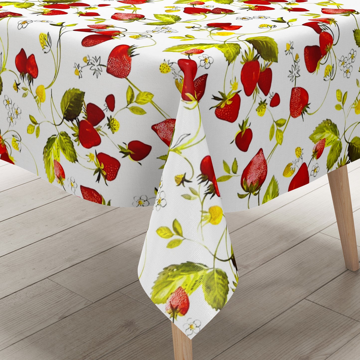 Wachstuch TIschdecke Erdbeeren