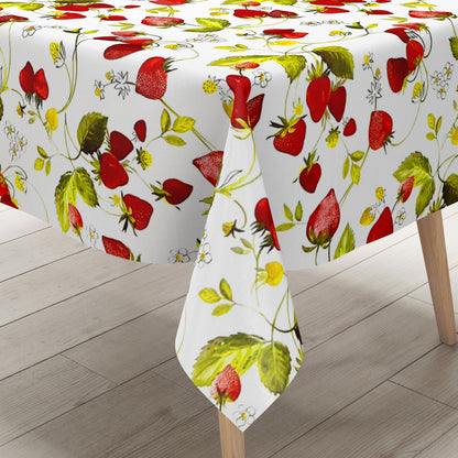 Wachstuch TIschdecke Erdbeeren