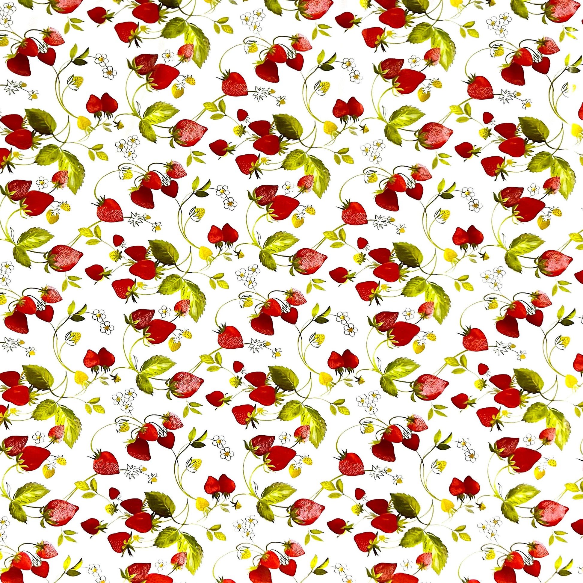 Wachstuch TIschdecke Erdbeeren