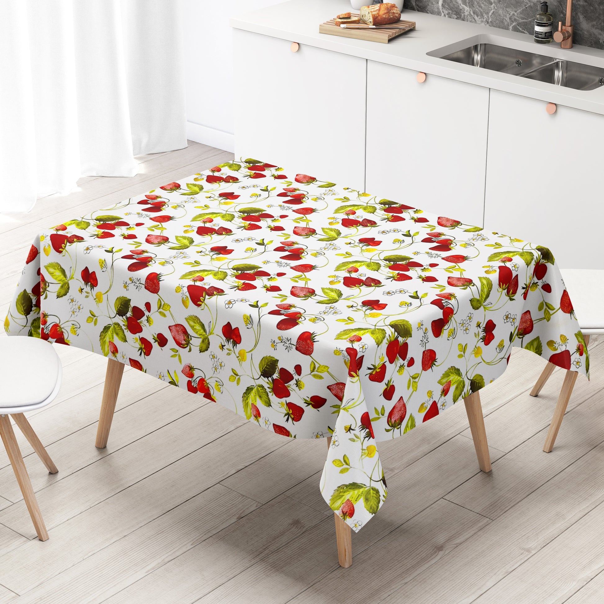 Wachstuch TIschdecke Erdbeeren