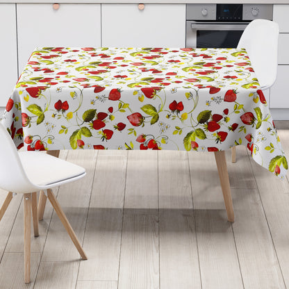 Wachstuch TIschdecke Erdbeeren