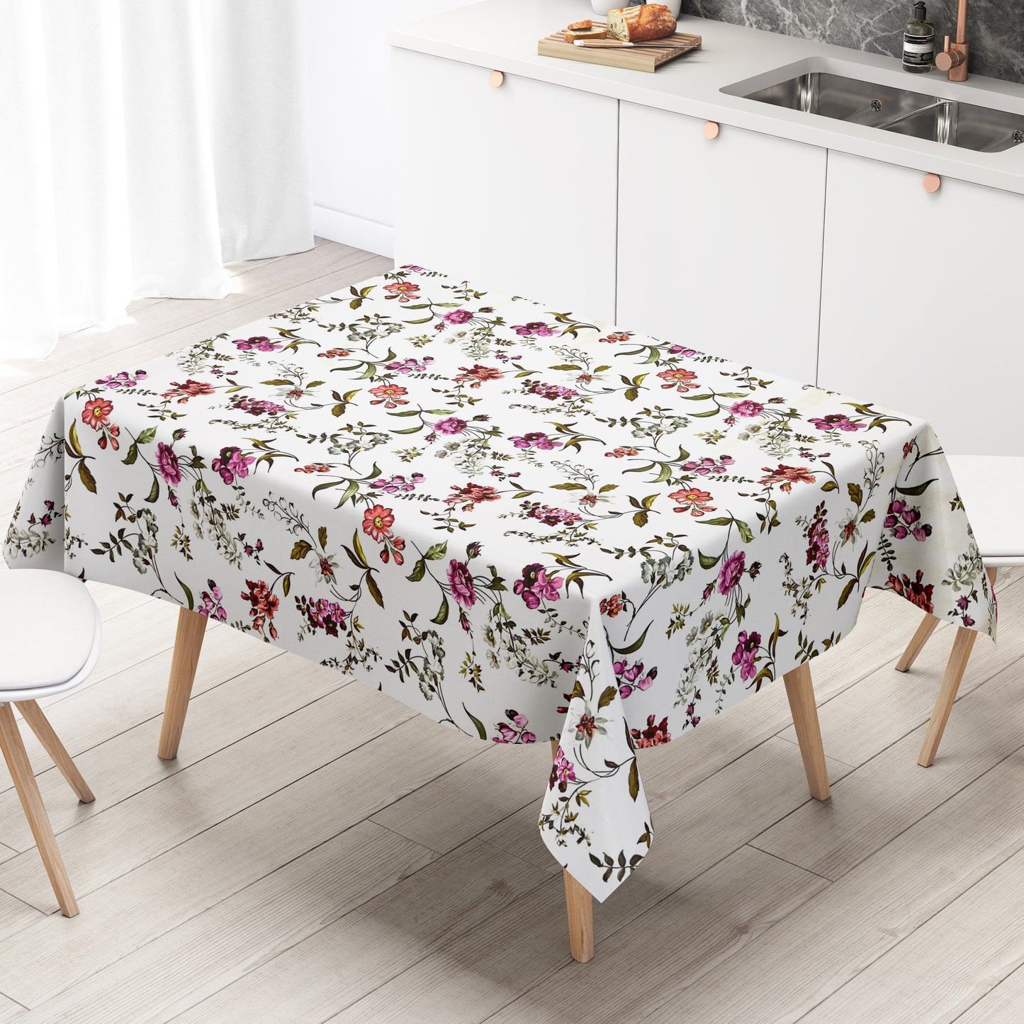 Wachstuch Tischdecke Blumenwiese