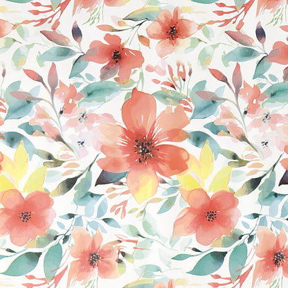 Wachstuch Tischdcke Mohnblumen aquarell