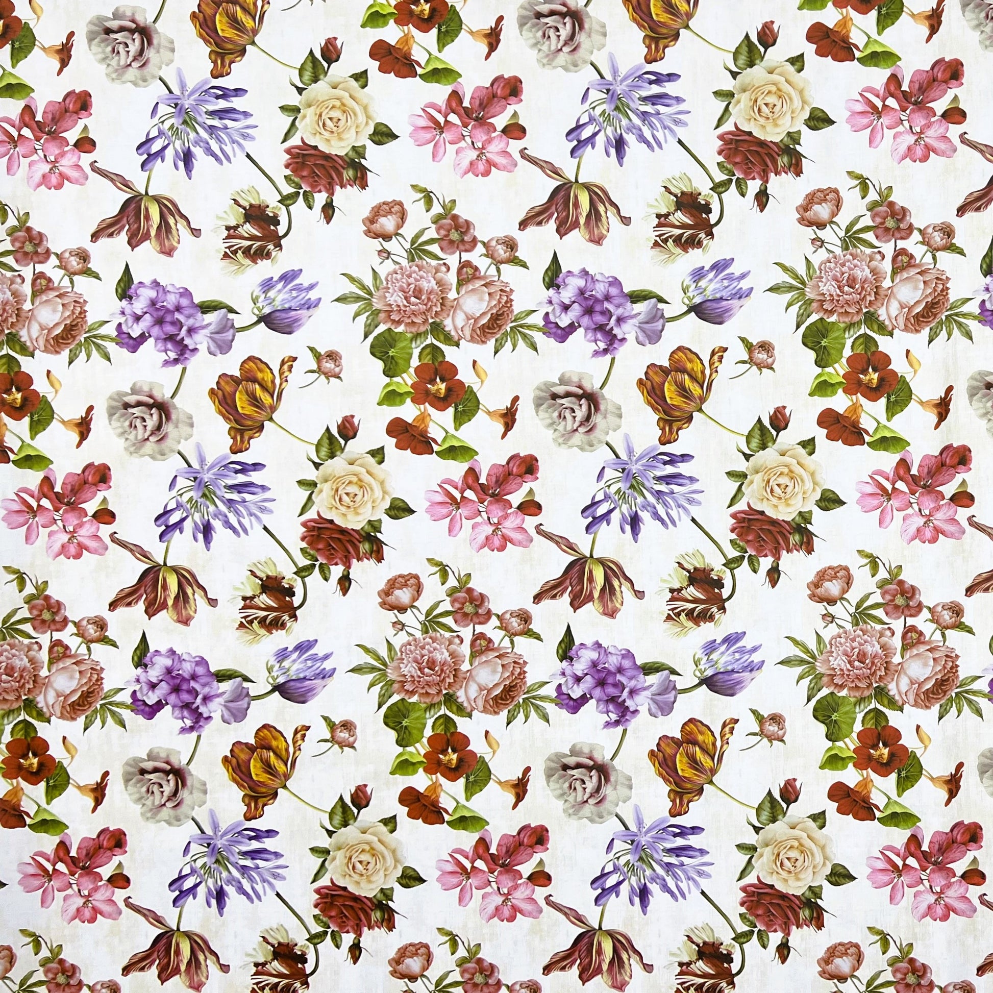Wachstuch Tischdecke Übergröße Blumen