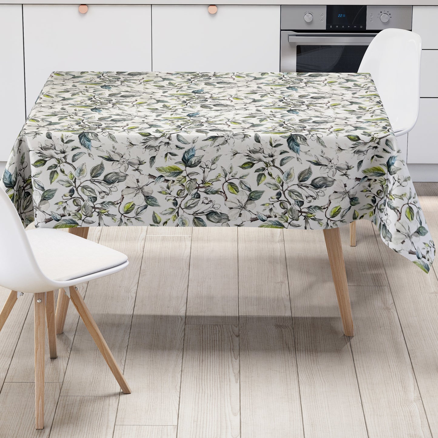Wachstuch Tischdecke Apfelblüten