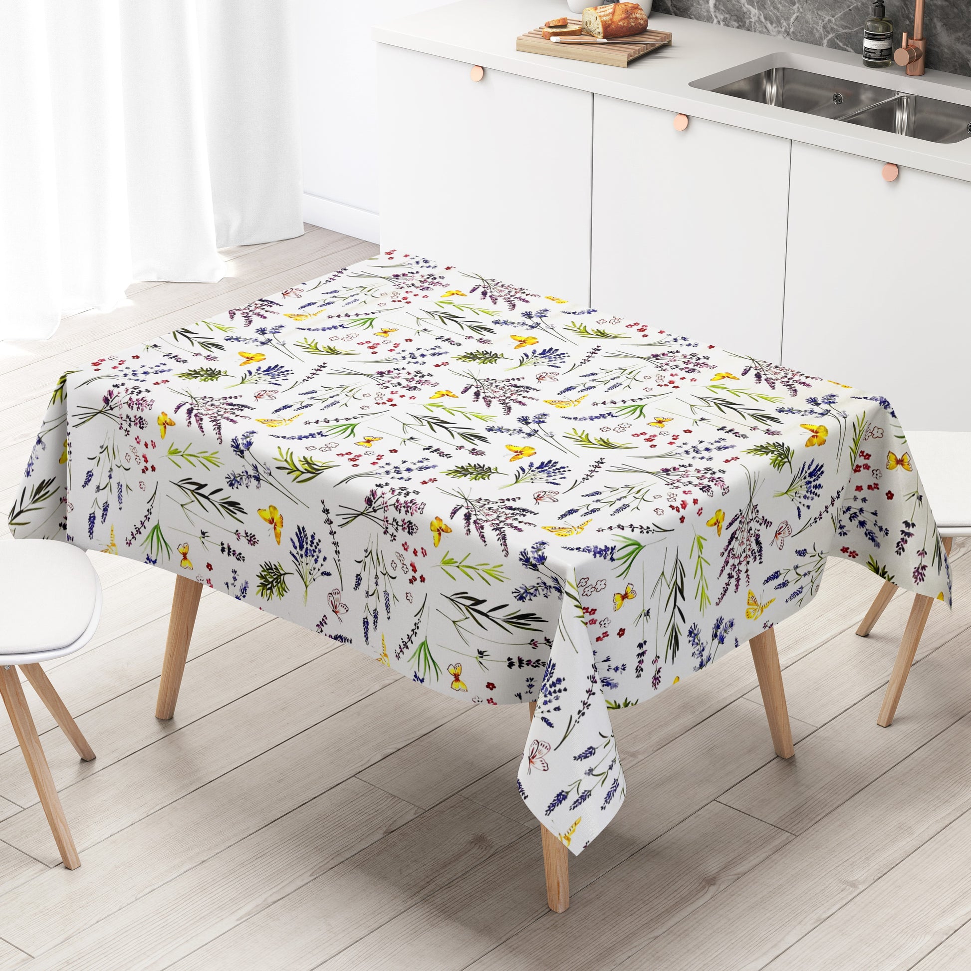 Wachstuch Tischdecke Blumenwiese