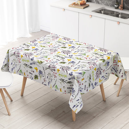 Wachstuch Tischdecke Blumenwiese