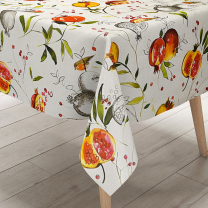 Wachstuch Tischdecke Granatapfel