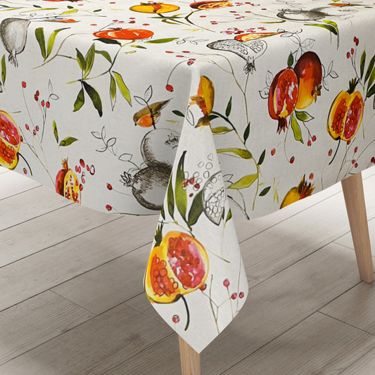 Wachstuch Tischdecke Granatapfel