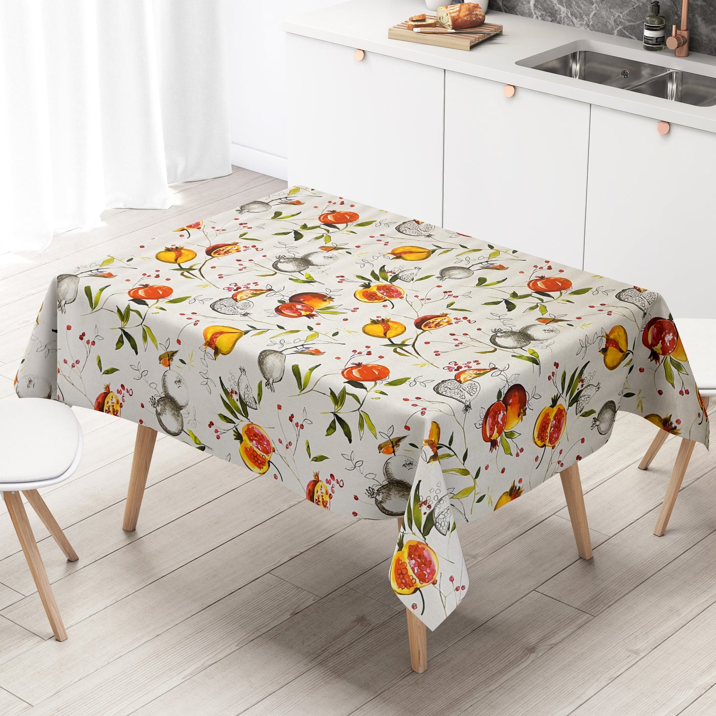 Wachstuch Tischdecke Granatapfel