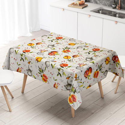 Wachstuch Tischdecke Granatapfel