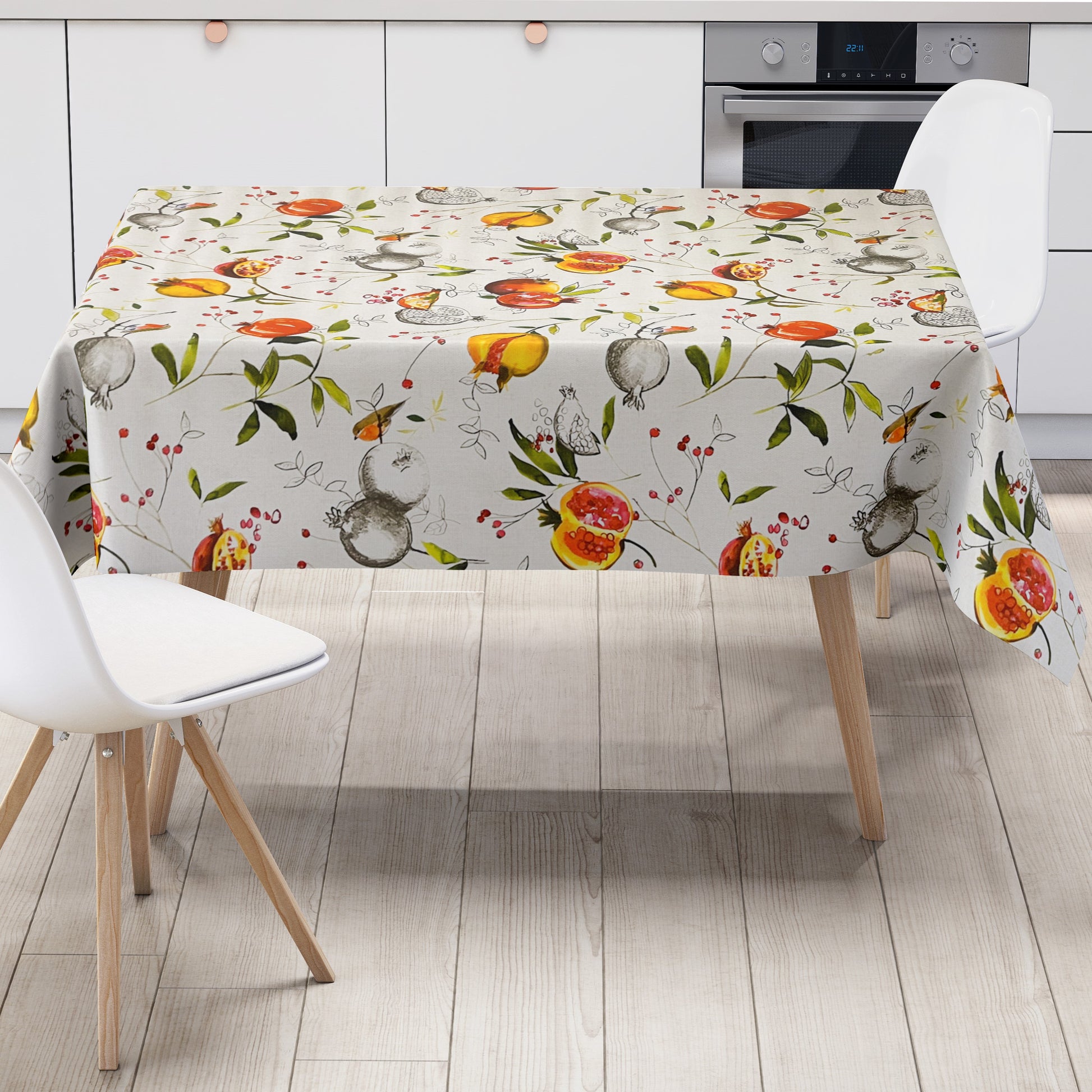 Wachstuch Tischdecke Granatapfel