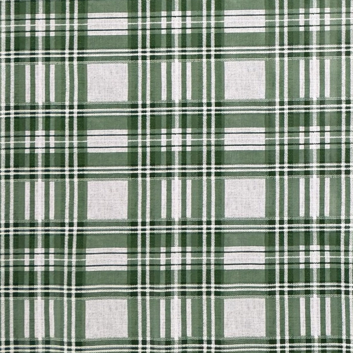 Wachstuch Tischdecke B5073-02 grün kariert Karo Landhaus eckig rund oval