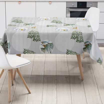 Wachstuch Tischdecke Winter