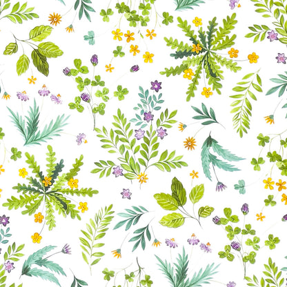 Wachstuch Tischdecke Feldblumen