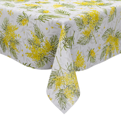 Wachstuch Tischdecke 160 cm Breite Übergröße B5081-01 Eibe Weihnachten Zweige Advent eckig rund oval