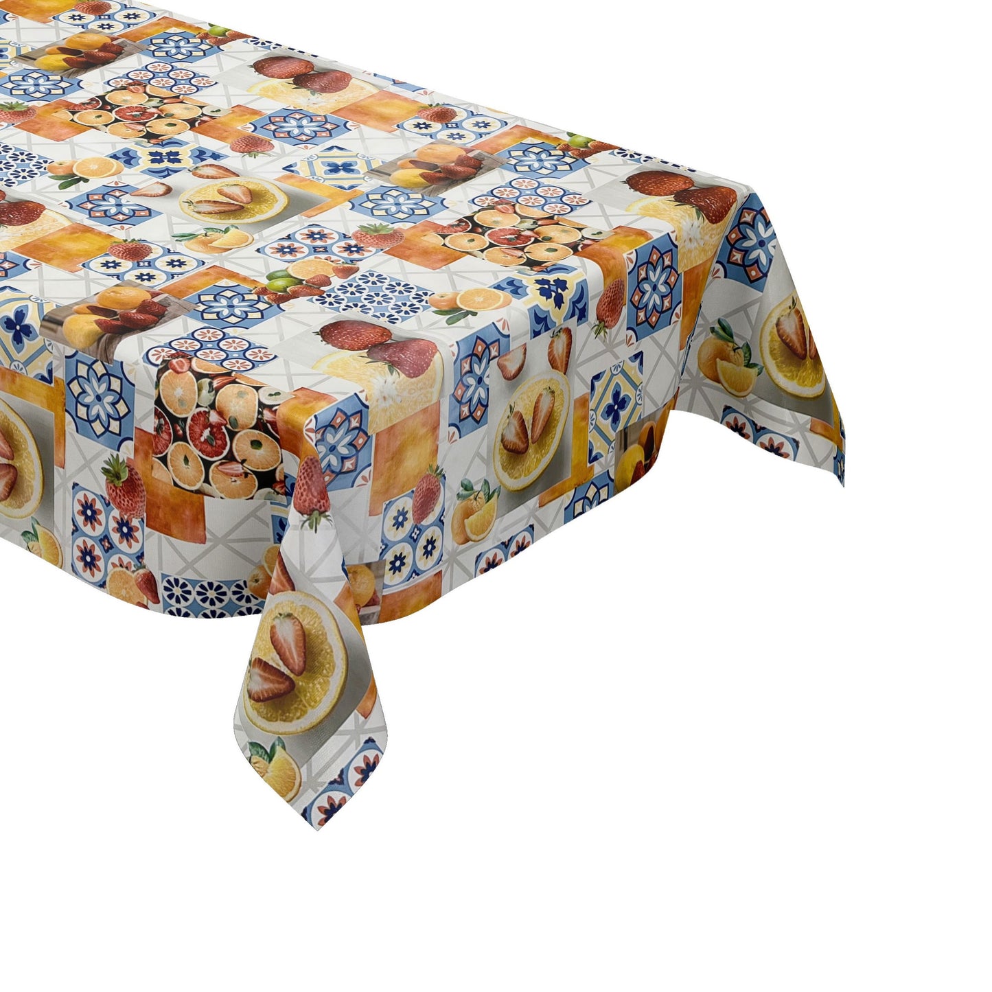 Oilcloth roll SPECIAL ITEM Fruits Tiles B6002-01 Roll goods