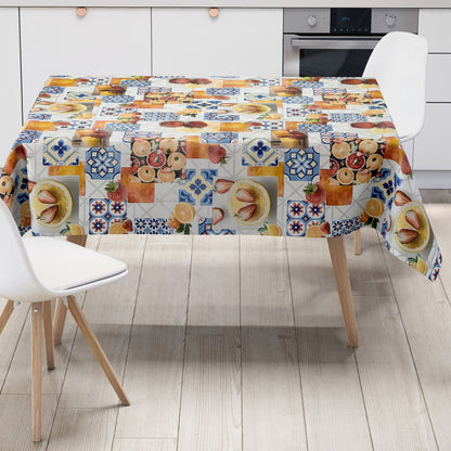 Oilcloth roll SPECIAL ITEM Fruits Tiles B6002-01 Roll goods