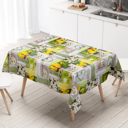 Wachstuch Rolle Meterware Rollenware B6004-01 Osterglocke Narzissen Ostern