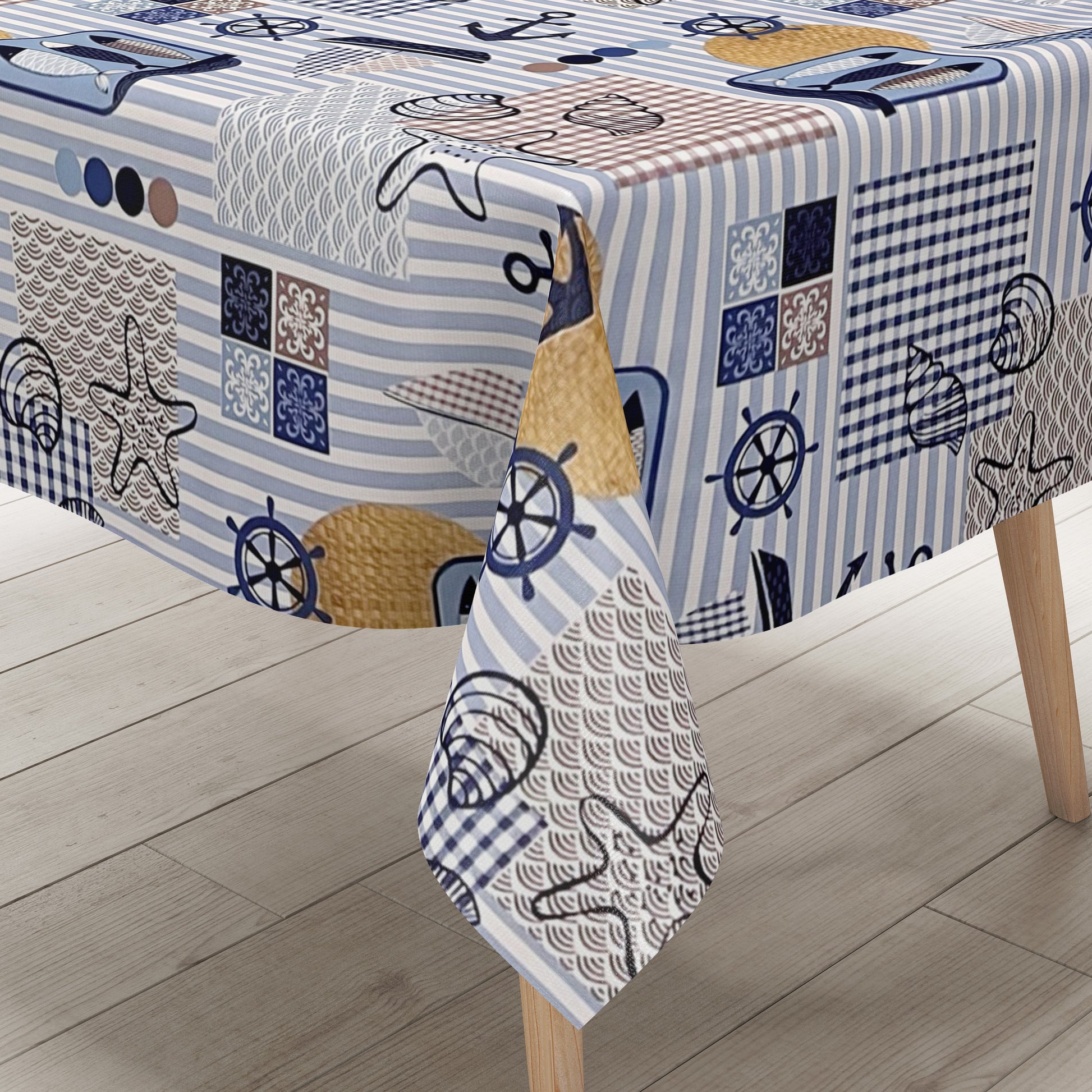 Wachstuch Tischdecke maritim