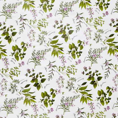 Oilcloth roll sold by the meter B8966-01 herbs on cream