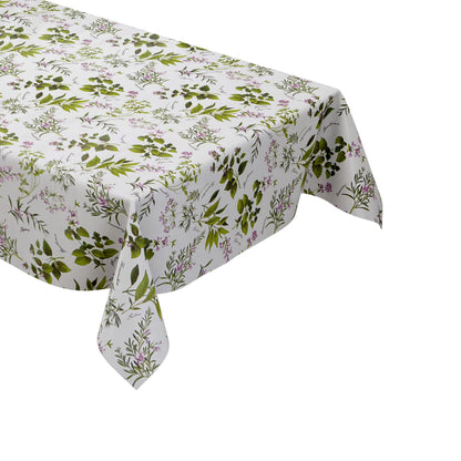 Oilcloth roll sold by the meter B8966-01 herbs on cream