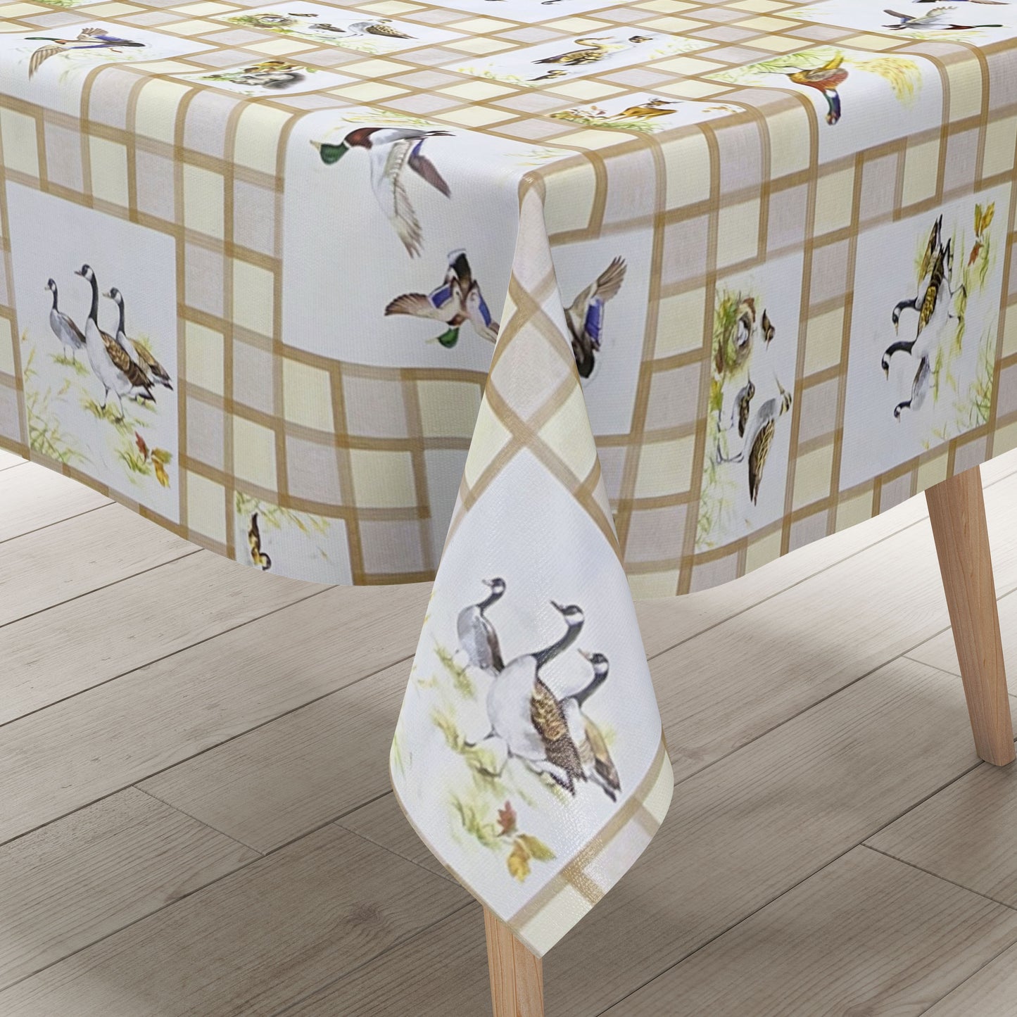 Oilcloth roll SPECIAL ITEM Wild motif ducks B8971-01 Roll goods