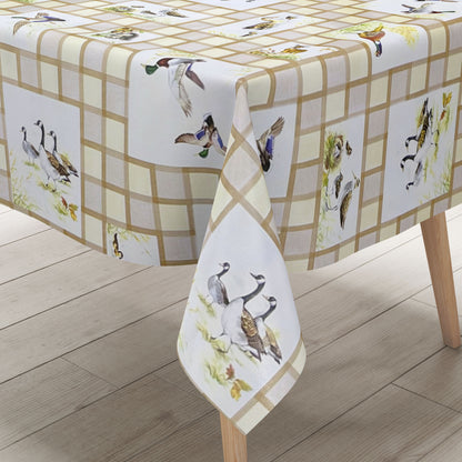 Oilcloth roll SPECIAL ITEM Wild motif ducks B8971-01 Roll goods