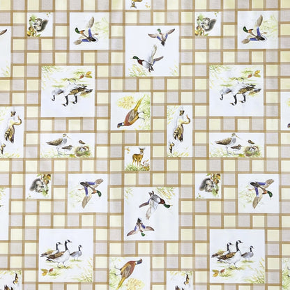 Oilcloth roll SPECIAL ITEM Wild motif ducks B8971-01 Roll goods