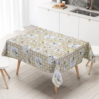 Oilcloth roll SPECIAL ITEM Wild motif ducks B8971-01 Roll goods