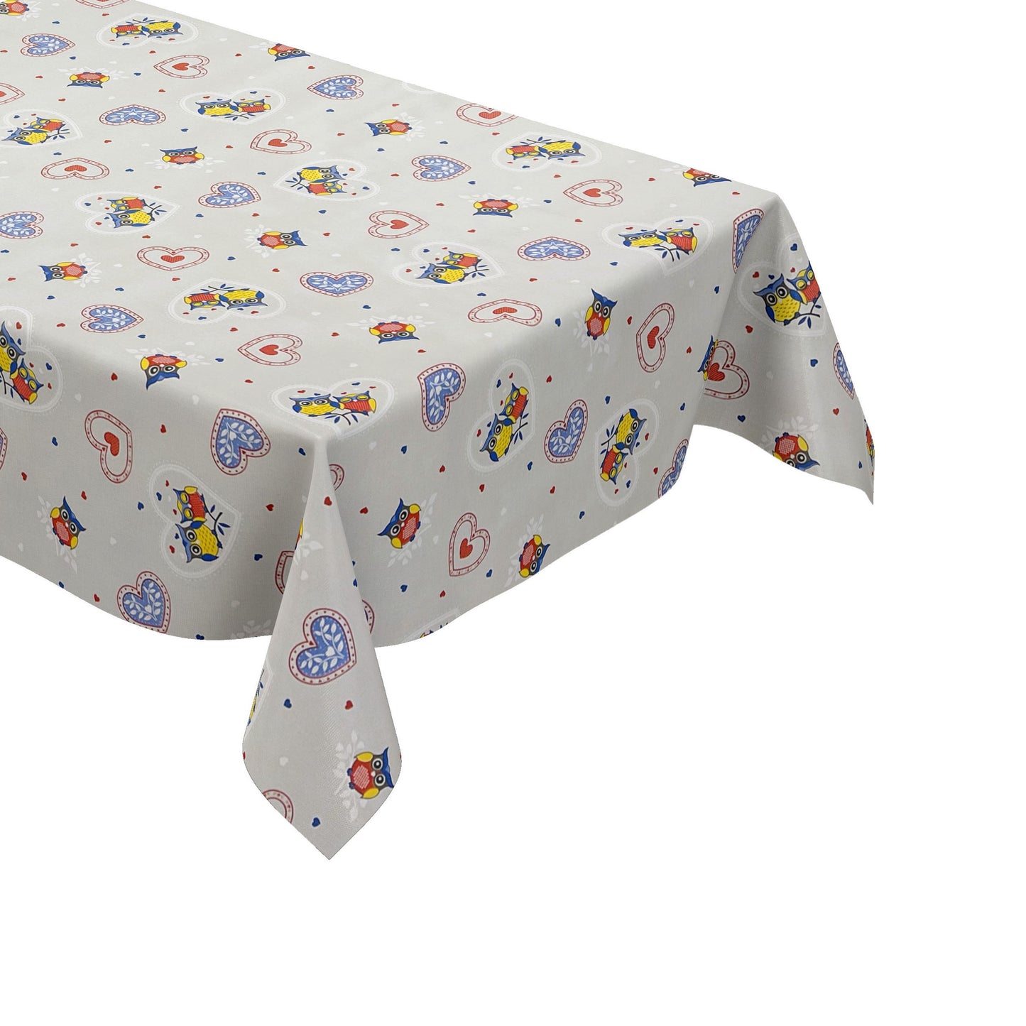 Oilcloth roll SPECIAL ITEMS Owls Hearts B9000-01 Roll goods