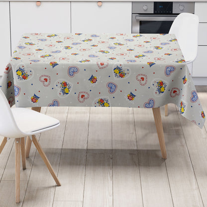 Oilcloth roll SPECIAL ITEMS Owls Hearts B9000-01 Roll goods