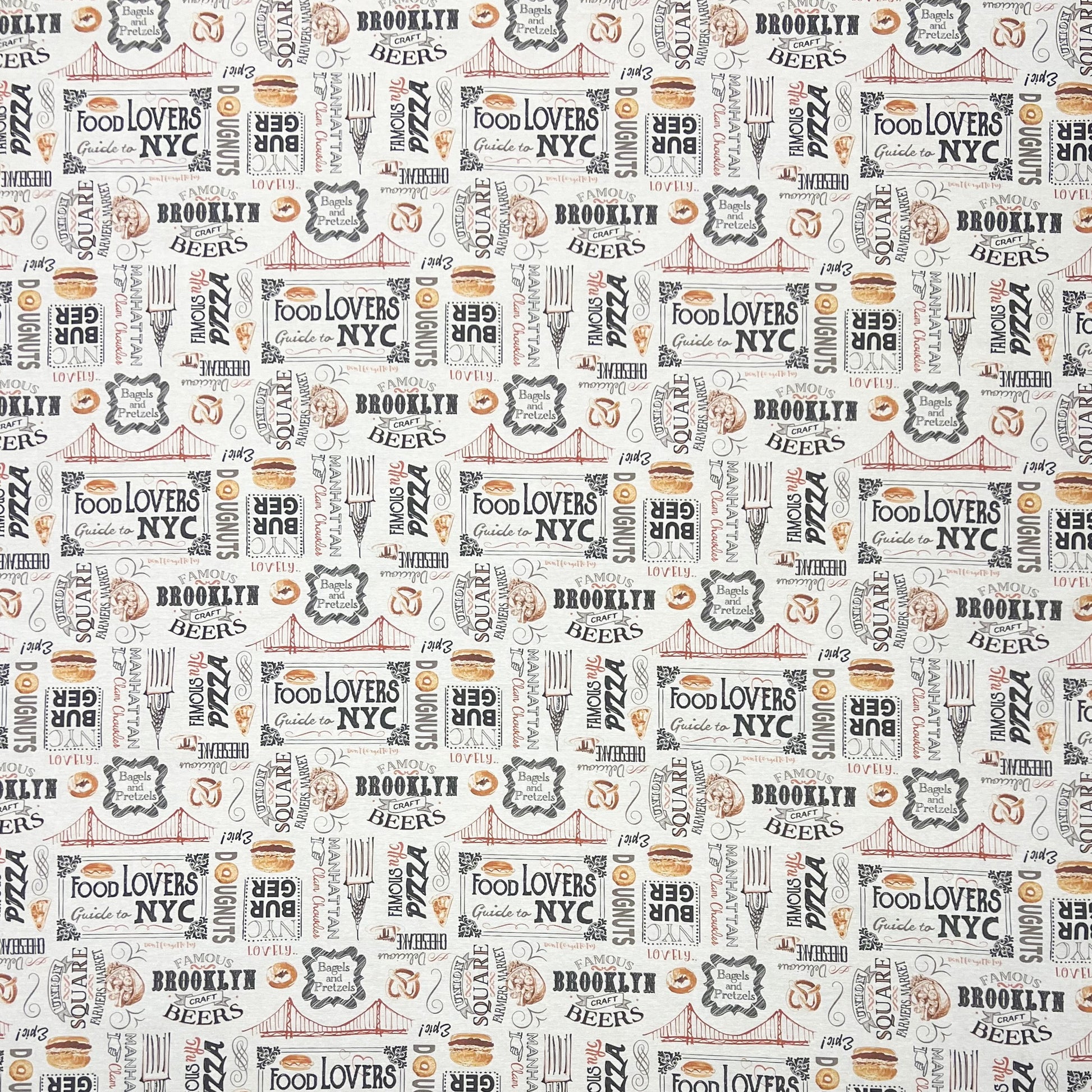 textile Tischdecken Burger Amerika Bier Bagels