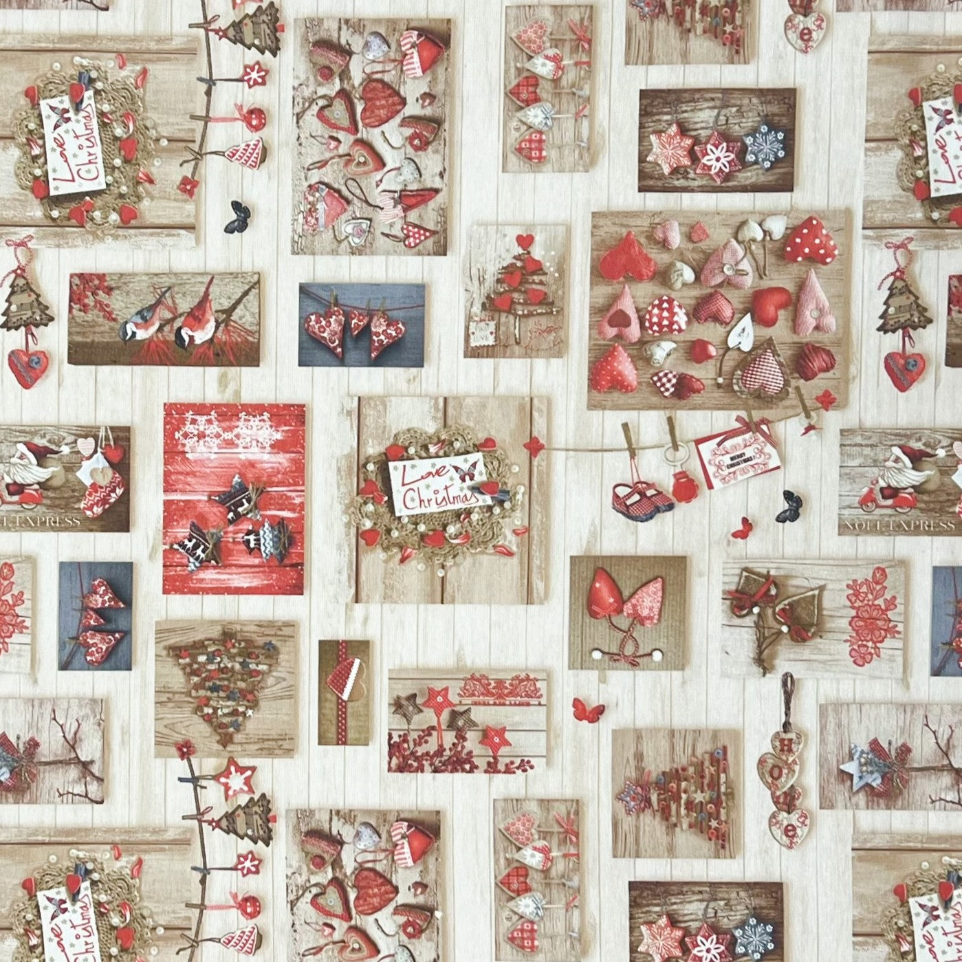textile tablecloth jacquard coated cotton Christmas BELEN 60496 square round oval