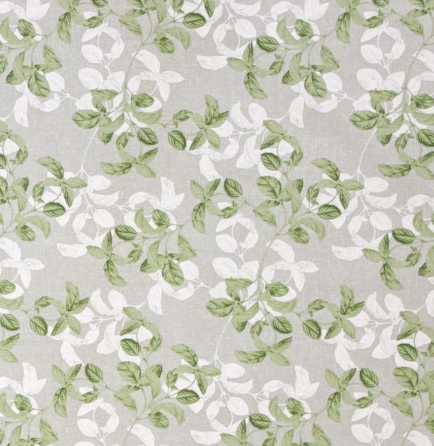 Nappe jacquard en coton enduit antitache BLANCHE Basilic carrée ronde ovale