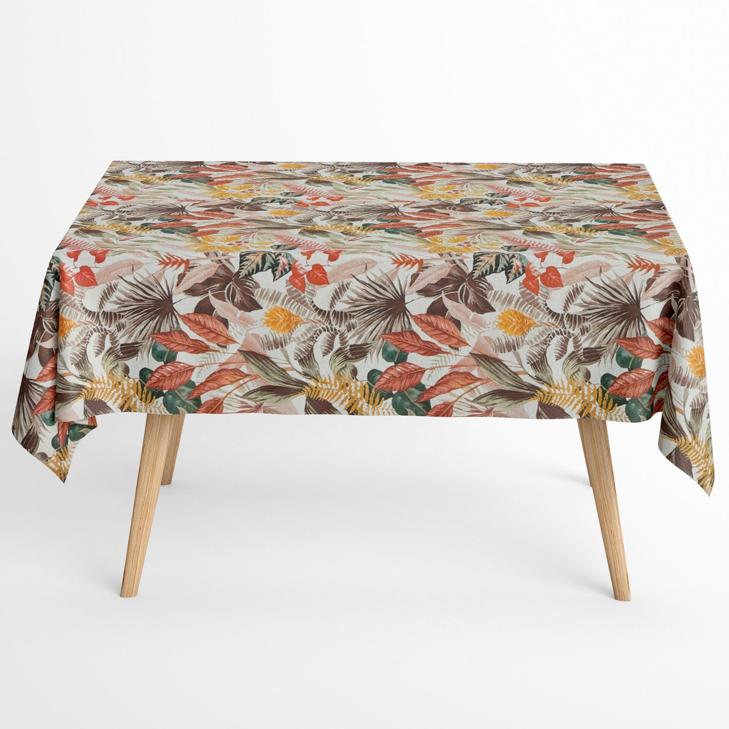 Baumwoll Tischdecke Dschungel Herbst