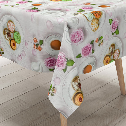 Wachstuch Tischdecke Kaffemotiv