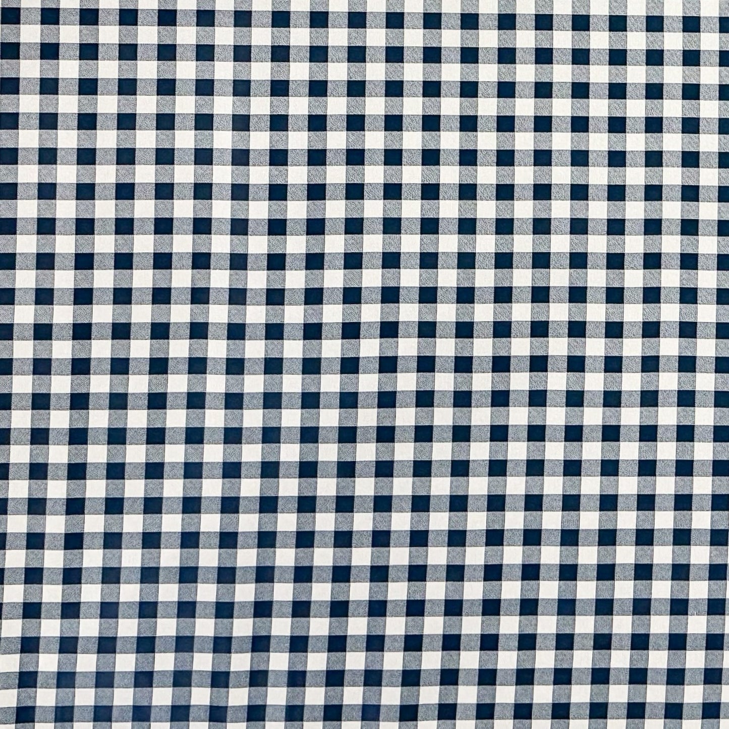 Wachstuch Tischdecke kariert Vichy dunkelblau