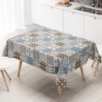 Wachstuch Tischdecke Fliesen Mosaik