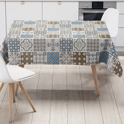 Wachstuch Tischdecke Fliesen Mosaik