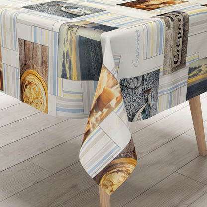Wachstuch Tischdecke Creperie